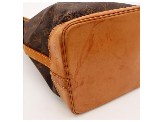 Borsa a Secchiello Louis Vuitton Monogram Noe in Pelle Marrone - vista 8
