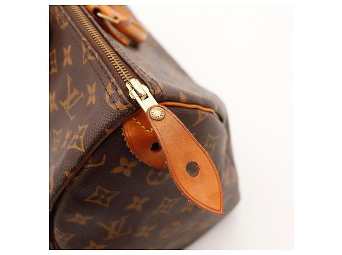 Louis Vuitton Speedy 30 Monogram Canvas Brown - vista 9