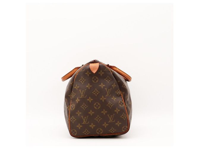 Louis Vuitton Speedy 30 Monogram Canvas Brown - vista 5