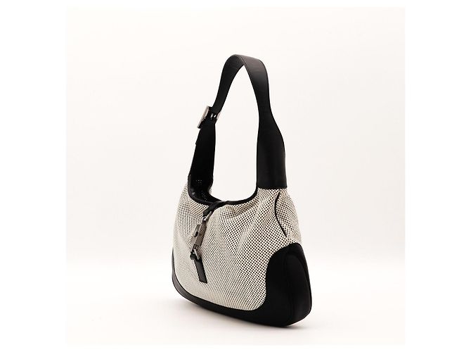 Borsa hobo Gucci Jackie 1961 in pelle e canvas - vista 2