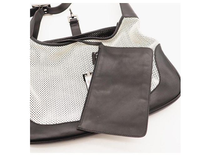 Borsa hobo Gucci Jackie 1961 in pelle e canvas - vista 8