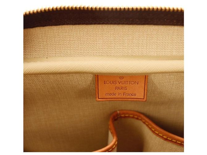 Borsa Louis Vuitton Monogram Speedy 30 in pelle marrone - vista 8