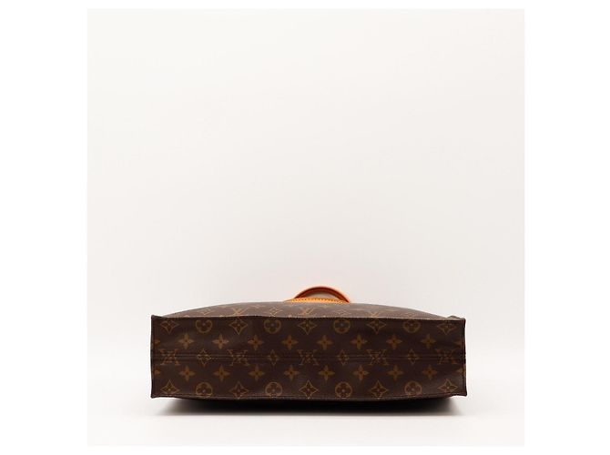 Borsa Tote Louis Vuitton Monogram in pelle marrone - vista 5