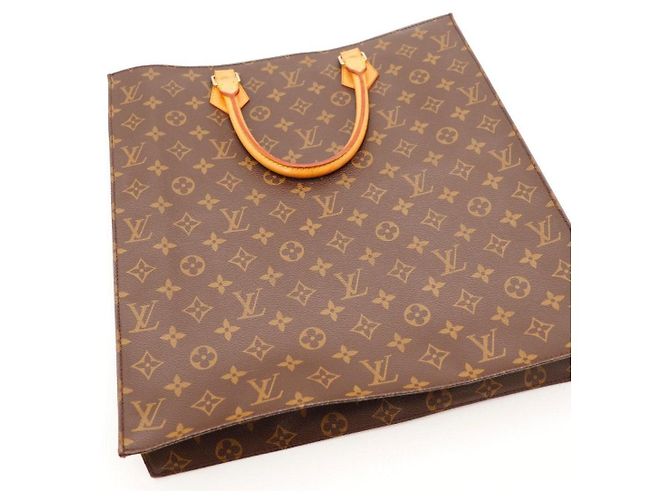 Borsa Tote Louis Vuitton Monogram in pelle marrone - vista 6