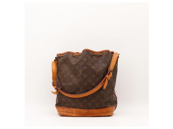 Borsa a Secchiello Louis Vuitton Monogram Noe in Pelle Marrone - vista 3