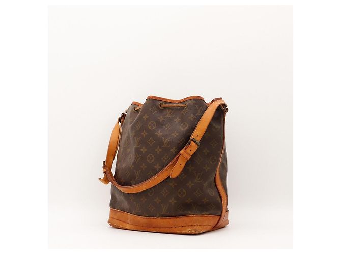 Borsa a Secchiello Louis Vuitton Monogram Noe in Pelle Marrone - vista 4