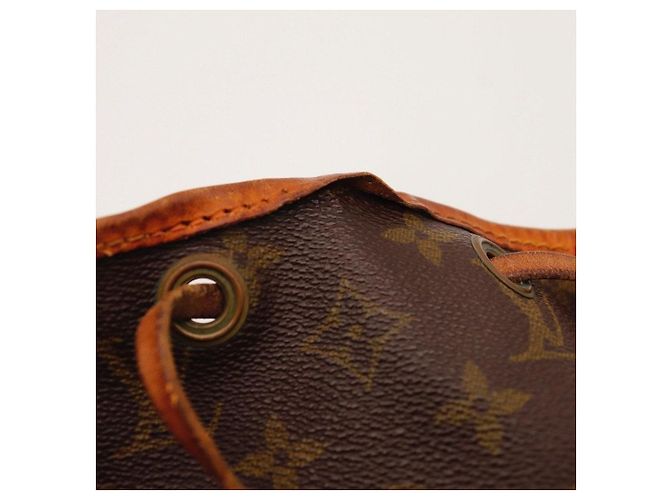 Borsa a Secchiello Louis Vuitton Monogram Noe in Pelle Marrone - vista 7