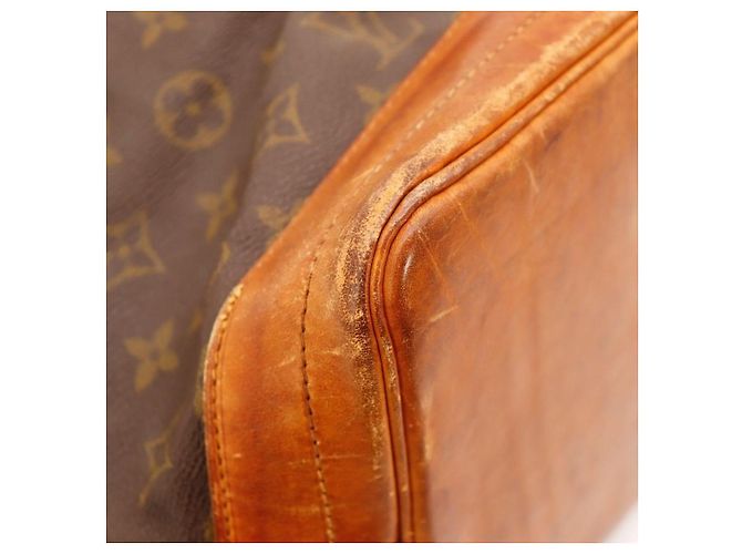 Borsa a Secchiello Louis Vuitton Monogram Noe in Pelle Marrone - vista 8