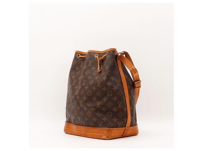Borsa a secchiello Louis Vuitton Monogram Noe in pelle marrone - vista 2