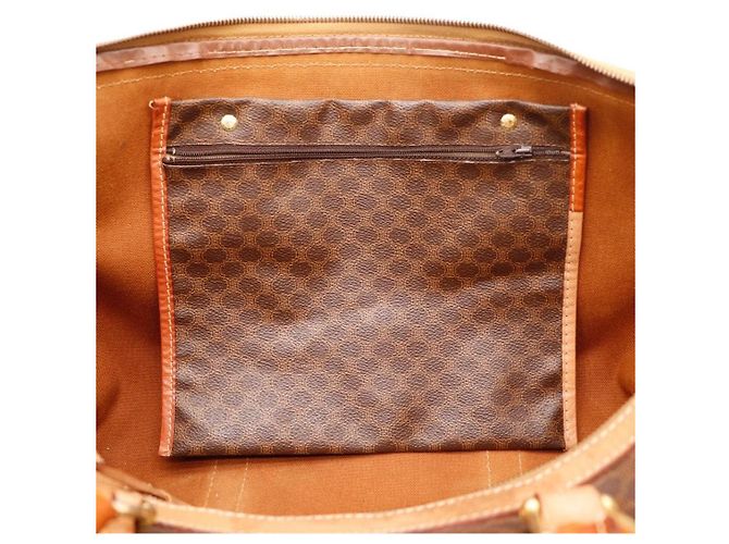 Céline Borsa Boston Celine Monogram Canvas Leather Brown - vista 10