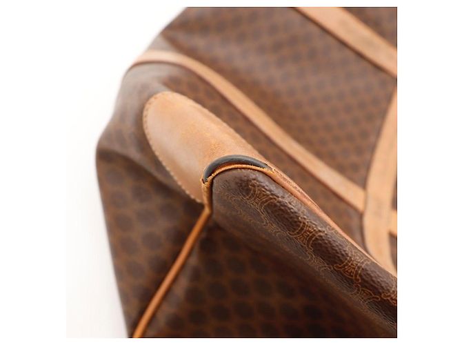 Céline Borsa Boston Celine Monogram Canvas Leather Brown - vista 12