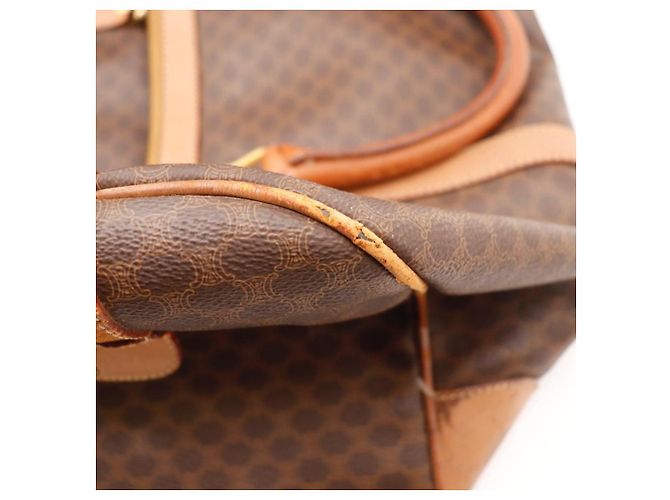 Céline Borsa Boston Celine Monogram Canvas Leather Brown - vista 13
