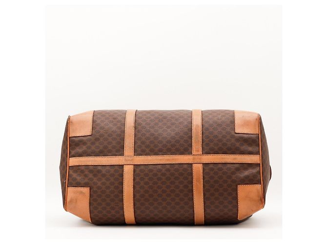 Céline Borsa Boston Celine Monogram Canvas Leather Brown - vista 5