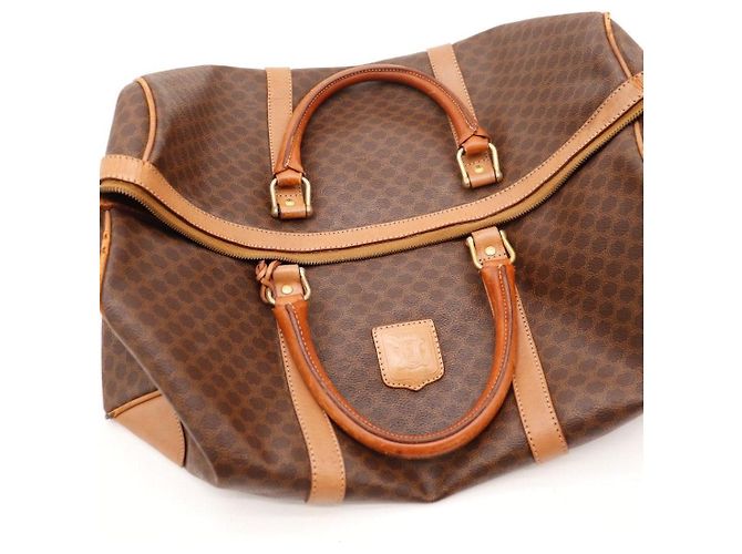Céline Borsa Boston Celine Monogram Canvas Leather Brown - vista 6