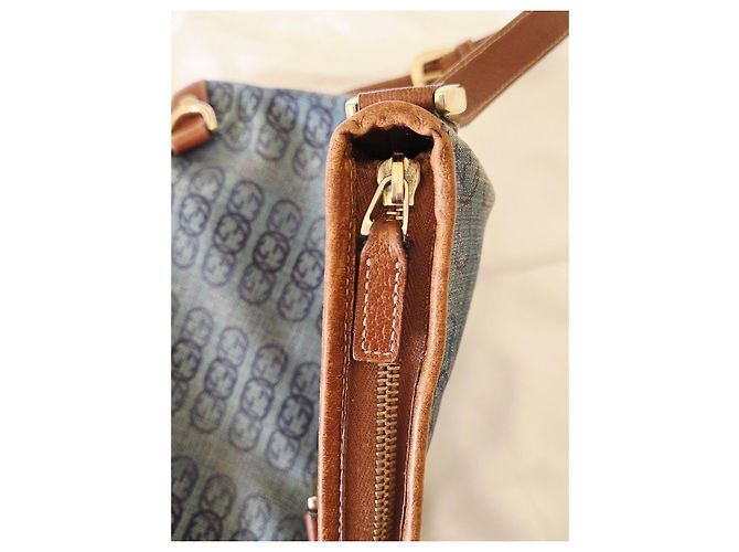 Borsa a Tracolla Gucci Vintage Denim GG Abbey - vista 12