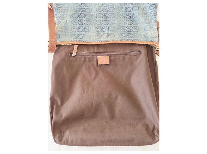 Borsa a Tracolla Gucci Vintage Denim GG Abbey - vista 18
