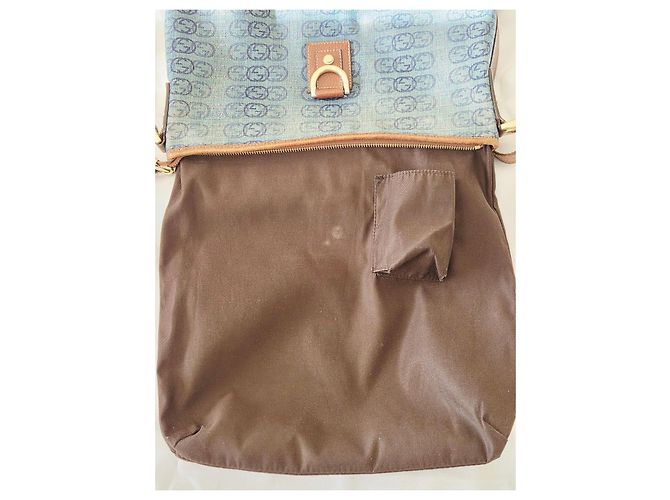 Borsa a Tracolla Gucci Vintage Denim GG Abbey - vista 19