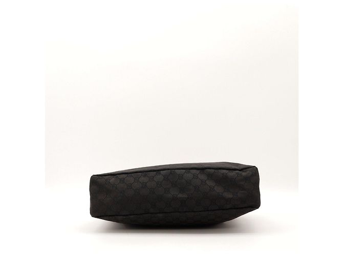 Borsa Hobo Gucci GG Monogram Canvas Leather Brown - vista 5