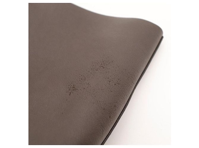 Autre Marque Borsa Tote Saint Laurent in pelle marrone scuro - vista 12