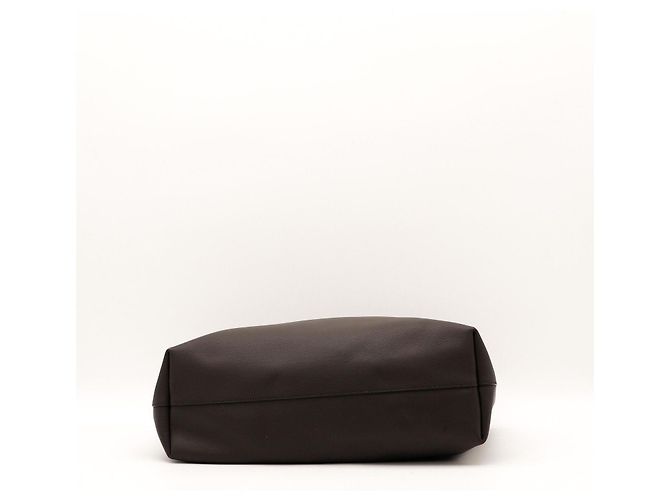 Autre Marque Borsa Tote Saint Laurent in pelle marrone scuro - vista 5