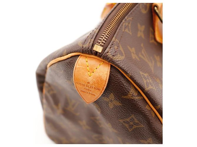 Borsa a mano Louis Vuitton Speedy 30 Monogram Canvas Brown - vista 10
