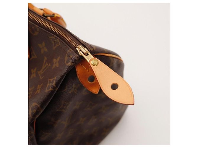 Borsa a mano Louis Vuitton Speedy 30 Monogram Canvas Brown - vista 9