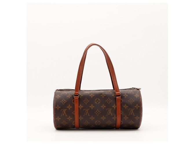 Borsa a cilindro Louis Vuitton Papillon Monogram Canvas - vista 3