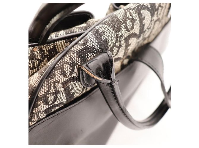 Borsa Boston Dior Monogram Canvas Leather - vista 10