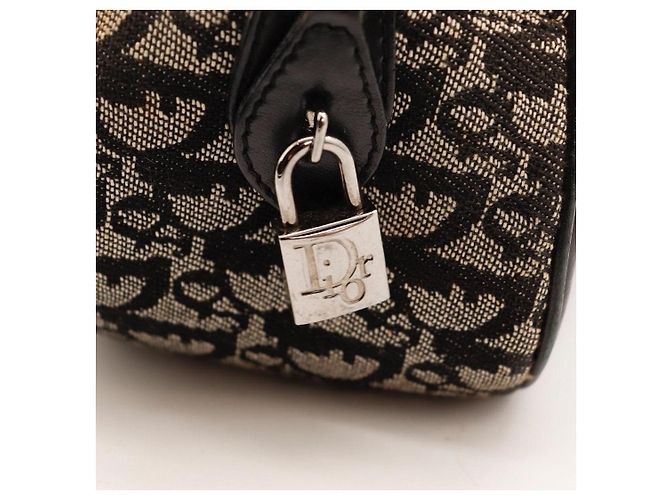 Borsa Boston Dior Monogram Canvas Leather - vista 11