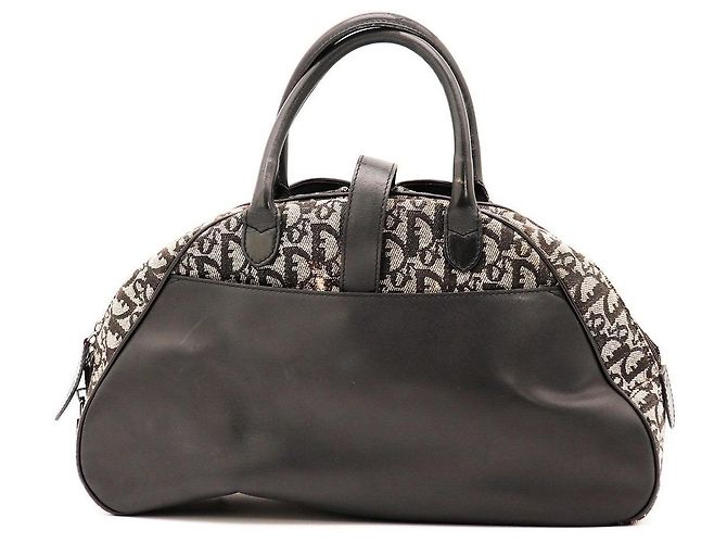 Borsa Boston Dior Monogram Canvas Leather - vista 3