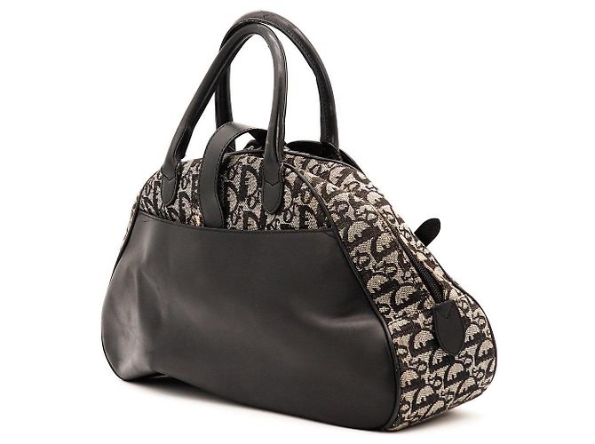 Borsa Boston Dior Monogram Canvas Leather - vista 4