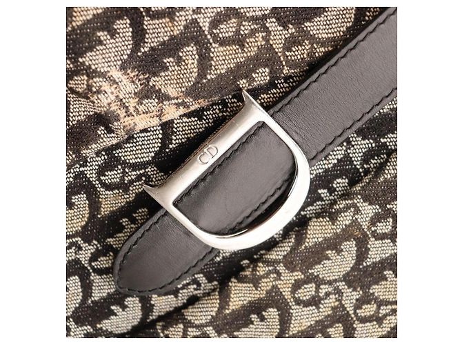 Borsa Boston Dior Monogram Canvas Leather - vista 7