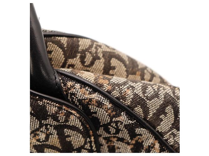 Borsa Boston Dior Monogram Canvas Leather - vista 8