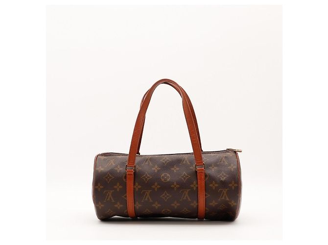 Borsa a cilindro Louis Vuitton Papillon Monogram Canvas - vista 3