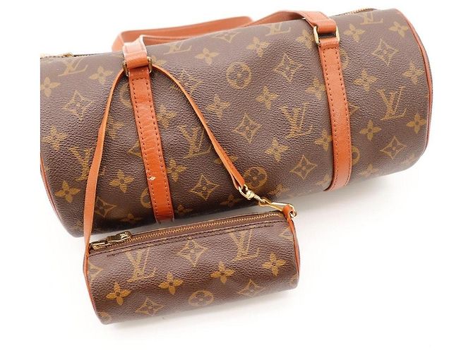 Borsa Louis Vuitton Papillon monogram leather - vista 6