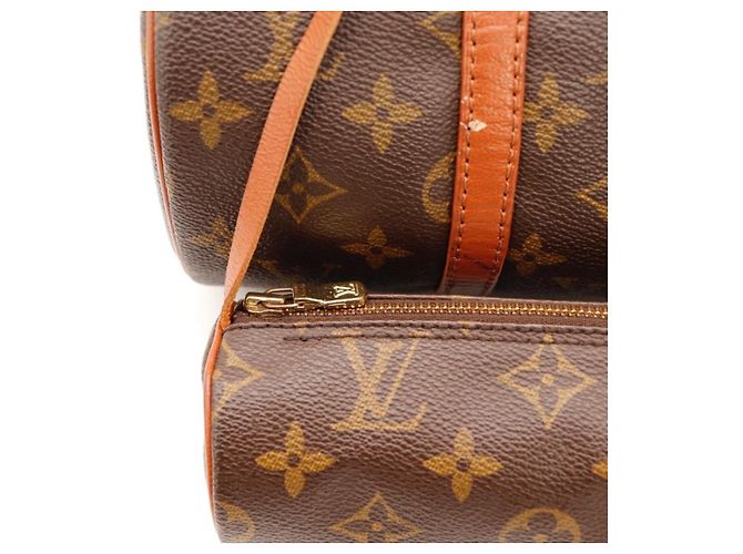 Borsa Louis Vuitton Papillon monogram leather - vista 7