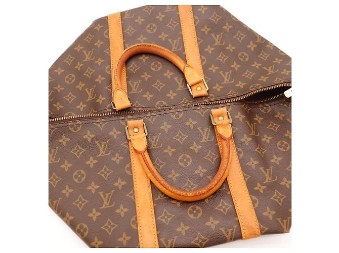 Borsa da viaggio Louis Vuitton Keepall 55 Monogram Canvas - vista 7