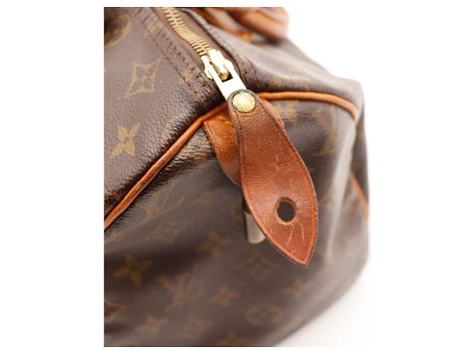 Borsa a mano Louis Vuitton Speedy 30 Monogram Canvas Brown - vista 10