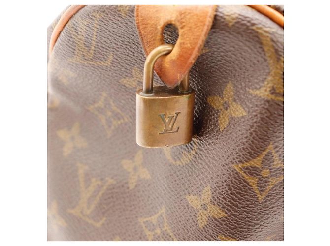 Borsa a mano Louis Vuitton Speedy 30 Monogram Canvas Brown - vista 11