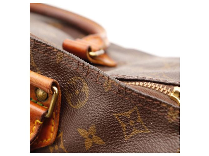Borsa a mano Louis Vuitton Speedy 30 Monogram Canvas Brown - vista 12