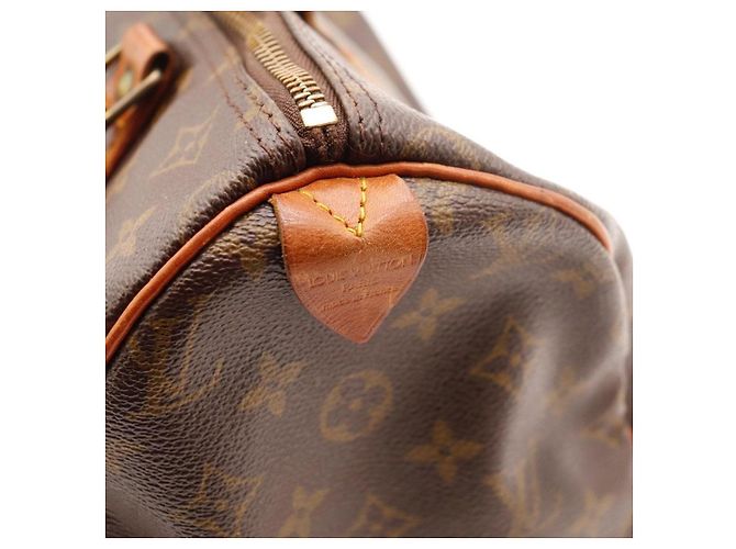 Borsa a mano Louis Vuitton Speedy 30 Monogram Canvas Brown - vista 13