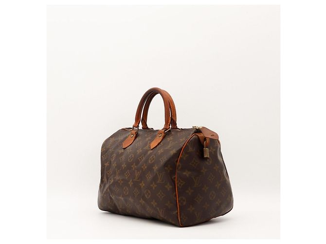 Borsa a mano Louis Vuitton Speedy 30 Monogram Canvas Brown - vista 2