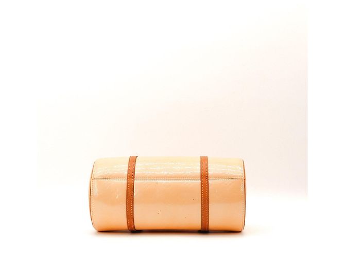 Borsa Louis Vuitton Monogram Vernis Papillon in pelle verniciata beige - vista 5