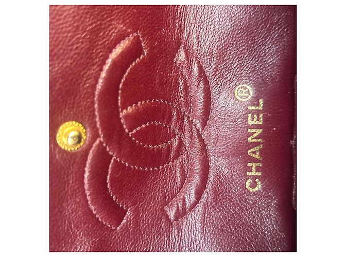 Borsa Chanel Vintage piccola dimensione 23 Double Flap in pelle d'agnello nera - vista 10