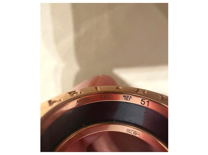 Bulgari Anello Bvlgari B.zero1 Oro Rosa 18k Ceramica Nera - vista 15