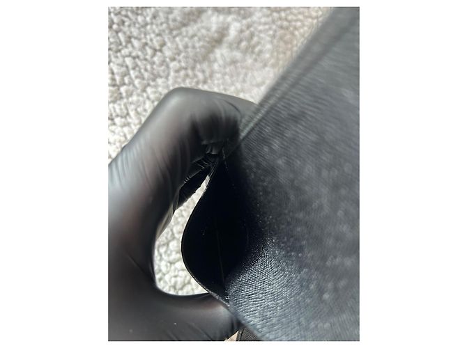 Louis Vuitton Brazza Wallet in Black Taiga Leather - view 12