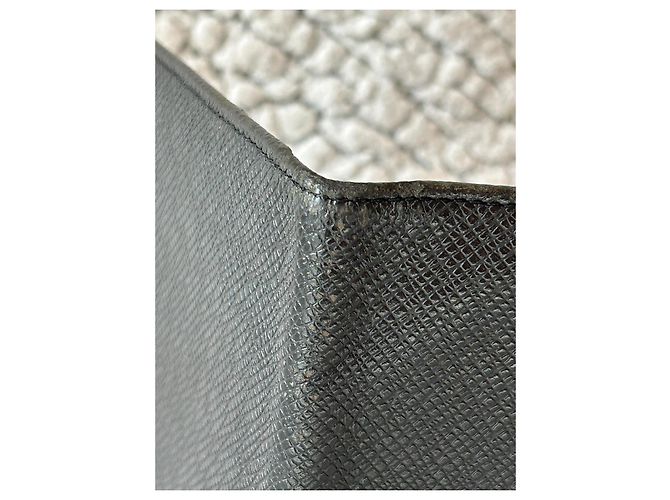 Louis Vuitton Brazza Wallet in Black Taiga Leather - view 7