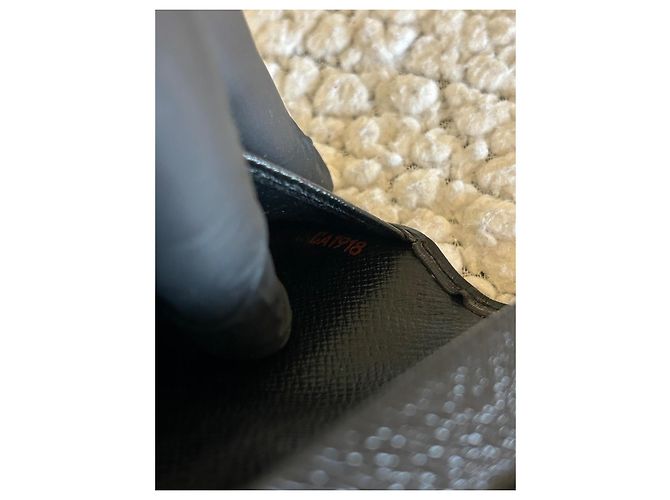 Louis Vuitton Brazza Wallet in Black Epi Leather - view 10