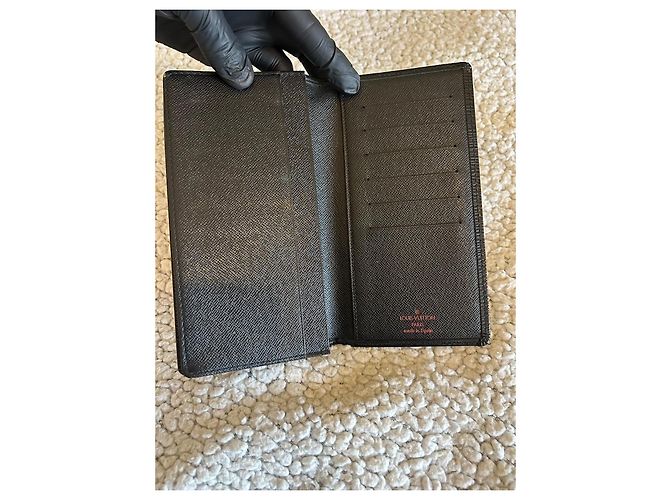Louis Vuitton Brazza Wallet in Black Epi Leather - view 3