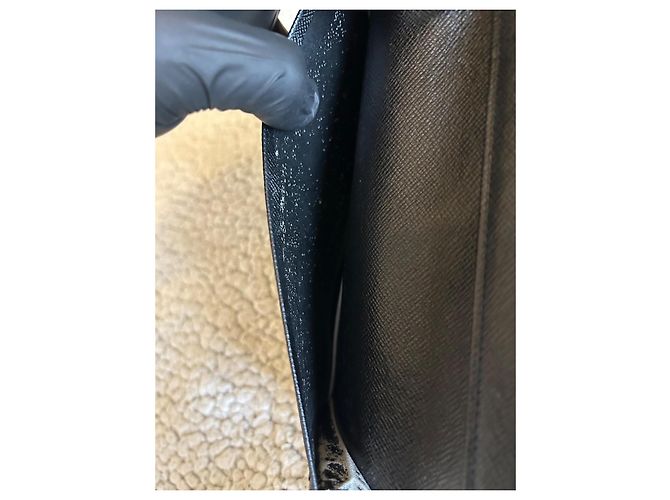 Louis Vuitton Brazza Wallet in Black Epi Leather - view 7